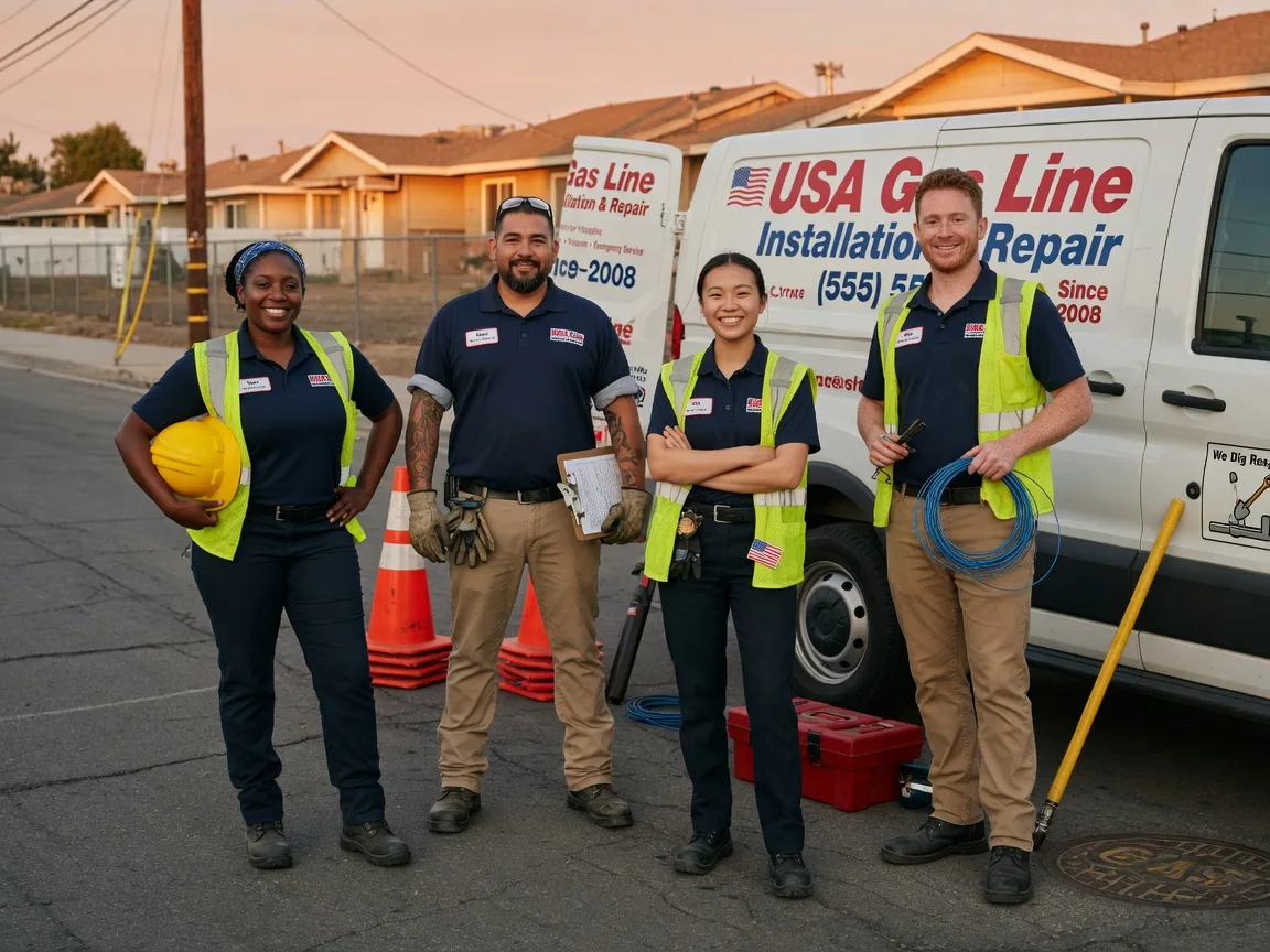 Gas Line Installation company in Thompsons, TX